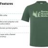 imageMARMOT Mens MMW ShortSleeve Tee  Screen Printed Graphic on Soft Breathable EcoFriendly CottonPoly BlendJuniper Green