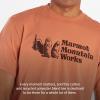 imageMARMOT Mens MMW ShortSleeve Tee  Screen Printed Graphic on Soft Breathable EcoFriendly CottonPoly BlendSunburn