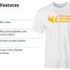 imageMARMOT Mens MMW ShortSleeve Tee  Screen Printed Graphic on Soft Breathable EcoFriendly CottonPoly BlendWhite
