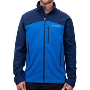 imageMarmot Mens Softshell Jacket BlackTrue BlueArctic Navy