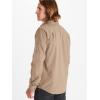 imageMARMOT Mens Aerobora Long Sleeve ButtonDown Shirt  Lightweight Packable QuickDrying UPF ProtectionDesert Khaki