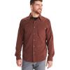 imageMARMOT Mens Aerobora Long Sleeve ButtonDown Shirt  Lightweight Packable QuickDrying UPF ProtectionWhiskey Brown