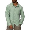 imageMARMOT Mens Aerobora Long Sleeve ButtonDown Shirt  Lightweight Packable QuickDrying UPF ProtectionAgate Green