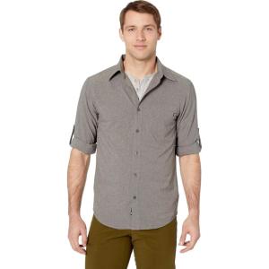 imageMARMOT Mens Aerobora Long Sleeve ButtonDown Shirt  Lightweight Packable QuickDrying UPF ProtectionCinder