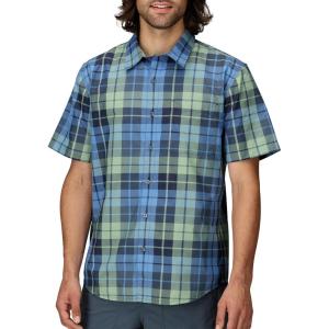 imageMARMOT Mens Airexchange UPF 40 Short Sleeve ShirtArctic Navy Wayland Plaid