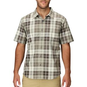 imageMARMOT Mens Airexchange UPF 40 Short Sleeve ShirtHickory Nut Wayland Plaid