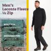 imageMARMOT Mens Leconte Fleece 12 Zip Pullover Jacket  Lightweight Breathable Technical Grid Fleeced LayerBlack