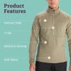 imageMARMOT Mens Leconte Fleece 12 Zip Pullover Jacket  Lightweight Breathable Technical Grid Fleeced LayerVetiver