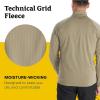 imageMARMOT Mens Leconte Fleece 12 Zip Pullover Jacket  Lightweight Breathable Technical Grid Fleeced LayerVetiver