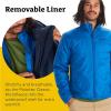 imageMARMOT Mens Ramble 3in1 Component Jacket  Recycled Waterproof Shell with Hood and Removable Insulated Thermal R LinerArctic Navy