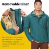 imageMARMOT Mens Ramble 3in1 Component Jacket  Recycled Waterproof Shell with Hood and Removable Insulated Thermal R LinerDark Jungle