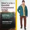imageMARMOT Mens Ramble 3in1 Component Jacket  Recycled Waterproof Shell with Hood and Removable Insulated Thermal R LinerDark Jungle