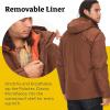 imageMARMOT Mens Ramble 3in1 Component Jacket  Recycled Waterproof Shell with Hood and Removable Insulated Thermal R LinerPinecone