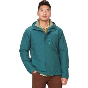 imageMARMOT Mens Ramble 3in1 Component Jacket  Recycled Waterproof Shell with Hood and Removable Insulated Thermal R LinerDark Jungle