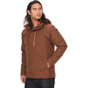 imageMARMOT Mens Ramble 3in1 Component Jacket  Recycled Waterproof Shell with Hood and Removable Insulated Thermal R LinerPinecone