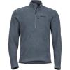 imageMarmot Mens Drop Line 12 Zip Pullover Lightweight 100Weight Sweater Fleece JacketSteel Onyx