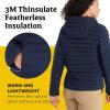 imageMARMOT Womens Echo Featherless Hoody  Lightweight DownAlternative Puffer Jacket with HoodArctic Navy