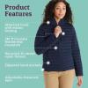 imageMARMOT Womens Echo Featherless Hoody  Lightweight DownAlternative Puffer Jacket with HoodArctic Navy