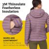 imageMARMOT Womens Echo Featherless Hoody  Lightweight DownAlternative Puffer Jacket with HoodHazy Purple