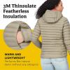 imageMARMOT Womens Echo Featherless Hoody  Lightweight DownAlternative Puffer Jacket with HoodVetiver