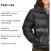 imageMARMOT Womens Guides Down Puffer Jacket with Hood 700fill InsulatedBlack  Latest Collection
