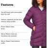 imageMARMOT Womens Montreal MidThigh Length Down Puffer CoatPurple Fig 2