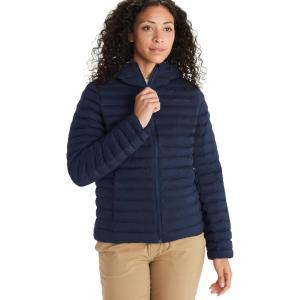 imageMARMOT Womens Echo Featherless Hoody  Lightweight DownAlternative Puffer Jacket with HoodArctic Navy