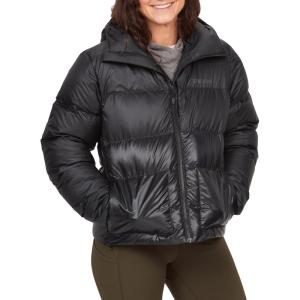 imageMARMOT Womens Guides Down Puffer Jacket with Hood 700fill InsulatedBlack  Latest Collection