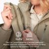 imageMARMOT Womens Ramble 3in1 Component Jacket  Recycled Waterproof Shell with Hood and Removable Insulated Thermal R LinerVetiver  Latest Collection