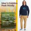 imageMARMOT Mens Culebra Peak Hoody  Hooded Midweight Pullover Fleece Sweatshirt with Screen Printed Graphic and Kangaroo PocketArctic Navy
