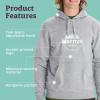 imageMARMOT Mens Culebra Peak Hoody  Hooded Midweight Pullover Fleece Sweatshirt with Screen Printed Graphic and Kangaroo PocketGrey Heather