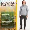 imageMARMOT Mens Culebra Peak Hoody  Hooded Midweight Pullover Fleece Sweatshirt with Screen Printed Graphic and Kangaroo PocketGrey Heather