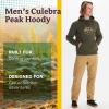 imageMARMOT Mens Culebra Peak Hoody  Hooded Midweight Pullover Fleece Sweatshirt with Screen Printed Graphic and Kangaroo PocketNori