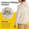 imageMARMOT Mens Culebra Peak Hoody  Hooded Midweight Pullover Fleece Sweatshirt with Screen Printed Graphic and Kangaroo PocketSandbar