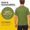 imageMARMOT Mens Logo TShirts  Printed Graphic on Cotton TeeCulebra Peak Foliage
