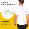 imageMARMOT Mens Logo TShirts  Printed Graphic on Cotton TeeCulebra Peak White 080