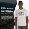imageMARMOT Mens MMW Gradient ShortSleeve Tee  Screen Printed Graphic on Soft Breathable EcoFriendly CottonPoly BlendLight Grey Heather