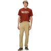 imageMARMOT Mens MMW ShortSleeve Tee  Screen Printed Graphic on Soft Breathable EcoFriendly CottonPoly BlendPecan