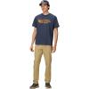 imageMARMOT Mens MMW ShortSleeve Tee  Screen Printed Graphic on Soft Breathable EcoFriendly CottonPoly BlendThunderhead