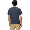 imageMARMOT Mens MMW ShortSleeve Tee  Screen Printed Graphic on Soft Breathable EcoFriendly CottonPoly BlendThunderhead