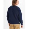 imageMARMOT Mens Montane Crew Sweatshirt  Screen Printed Graphic on Warm Breathable EcoFriendly CottonPoly BlendArctic Navy