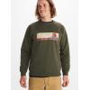 imageMARMOT Mens Montane Crew Sweatshirt  Screen Printed Graphic on Warm Breathable EcoFriendly CottonPoly BlendNori