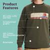 imageMARMOT Mens Montane Crew Sweatshirt  Screen Printed Graphic on Warm Breathable EcoFriendly CottonPoly BlendNori