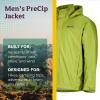imageMARMOT Mens Precip Eco Waterproof Rain Jacket  100 Recycled Breathable Lightweight Packable RaincoatGreen Lichen
