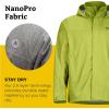 imageMARMOT Mens Precip Eco Waterproof Rain Jacket  100 Recycled Breathable Lightweight Packable RaincoatGreen Lichen