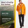 imageMARMOT Mens Precip Eco Waterproof Rain Jacket  100 Recycled Breathable Lightweight Packable RaincoatOrange Pepper