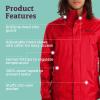 imageMARMOT Mens Precip Eco Waterproof Rain Jacket  100 Recycled Breathable Lightweight Packable RaincoatTeam Red