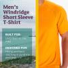 imageMARMOT Mens Windridge MoistureWicking EcoFriendly Breathable UPF Short Sleeve ShirtOrange Pepper