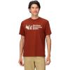 imageMARMOT Mens MMW ShortSleeve Tee  Screen Printed Graphic on Soft Breathable EcoFriendly CottonPoly BlendPecan