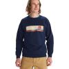 imageMARMOT Mens Montane Crew Sweatshirt  Screen Printed Graphic on Warm Breathable EcoFriendly CottonPoly BlendArctic Navy